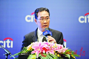 花旗銀行(中國(guó))有限公司董事長(zhǎng)兼首席執(zhí)行官歐兆倫