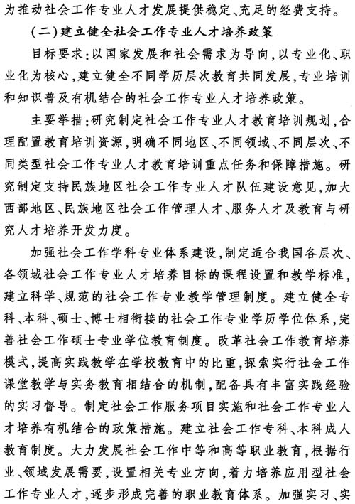 中組發(fā)〔2012〕7號(hào)《社會(huì)工作專(zhuān)業(yè)人才隊(duì)伍建設(shè)中長(zhǎng)期規(guī)劃(2011-2020年)》17